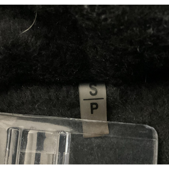 Elie Tahari Women's Small Black Wool Coat Jacket Blend Belted Waterfall‎ Collar - Picture 7 of 13